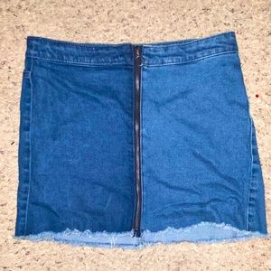 Target Wolf Fable Two Toned Denim Skirt.